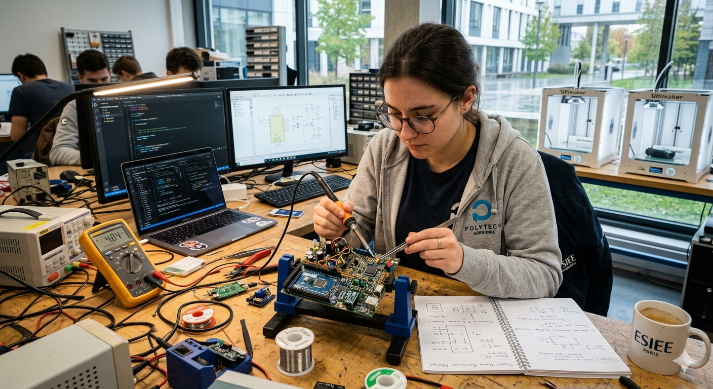 Support étudiants travaux électroniques